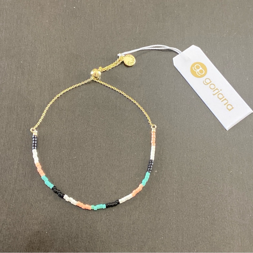Gorjana Gigi Stripe Palm Desert Adjustable Bracelet 245-201-534-G
